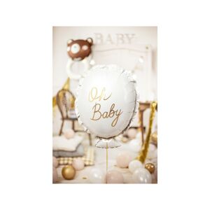 FB193 Party Deco Fóliový balón - Oh Baby, perleťový 53x69cm