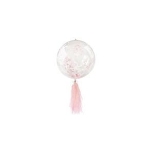 BLF5757 GRABO Konfetový balón so strapcami 45 cm Ružová