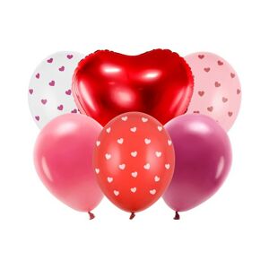 ZB1 Party Deco Set balónov - Be mine Valentine - mix (6ks)