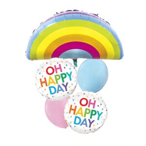 460214 GRABO Set fóliových balónov - "OH HAPPY DAY" (5ks)