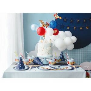 KBT1 Party Deco Set mini balónikov na tortu - lietadlo mix - 10ks