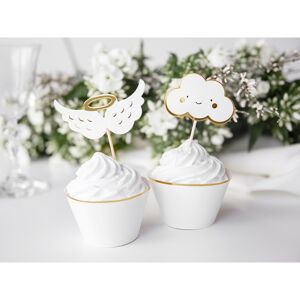 KPM28 Party Deco Set zapichov na muffiny - Clouds and Wings - 12,5cm