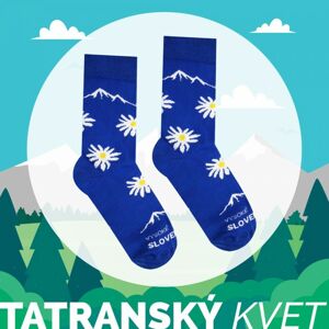 HESTY Veselé ponožky HESTY Vysoké Tatry – Tatranský kvet 43-46