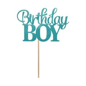 PF-DPBB Godan Zápich na tortu - Birthday Girl / Birthday Boy - 10x7 cm Modrá